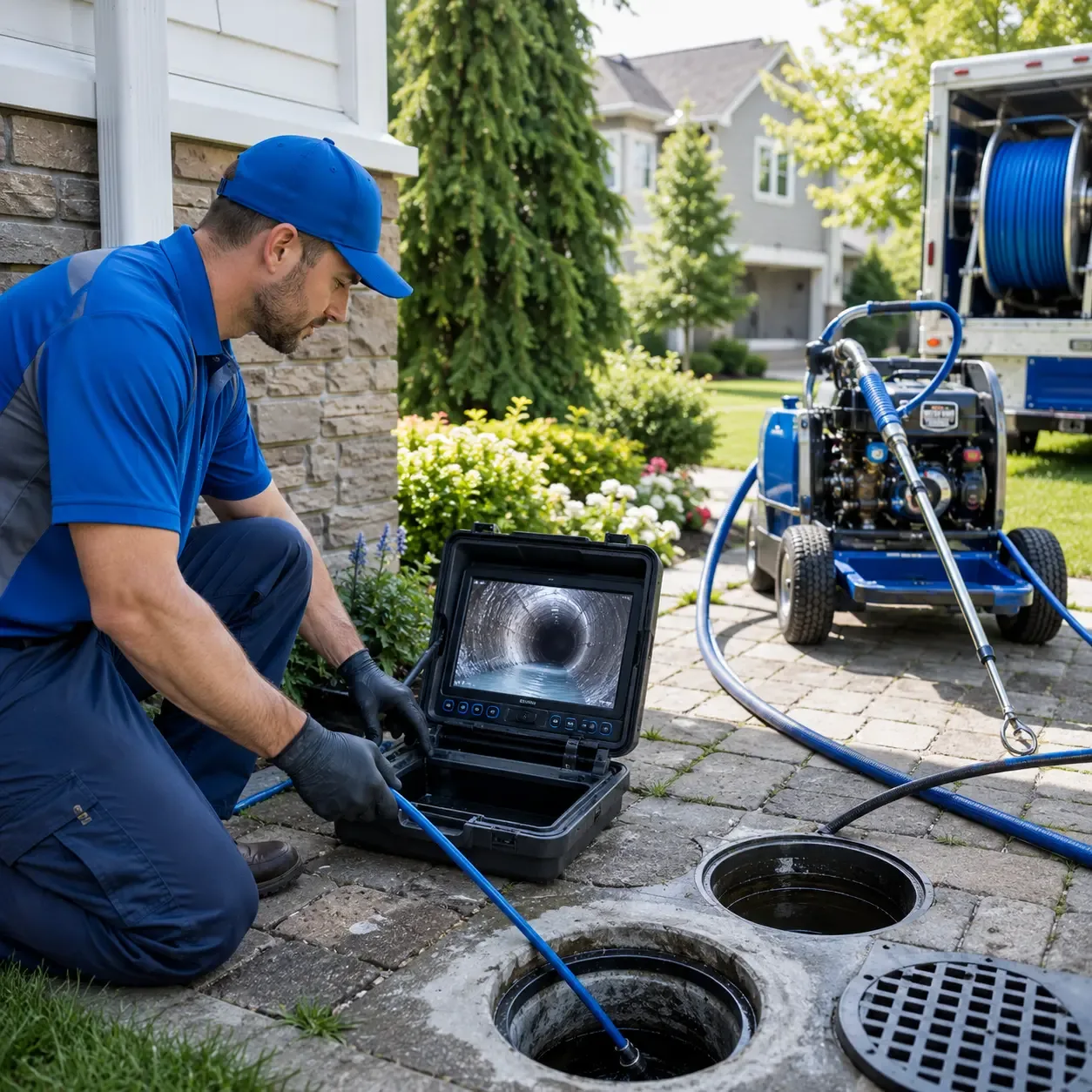 Outdoor drain cleaning professionals serving Scipio Center, NY