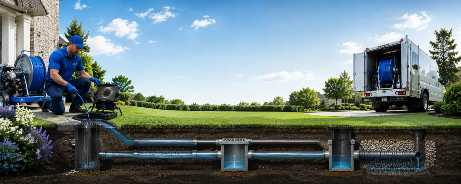 Outdoor drain cleaning information for Scipio Center, NY